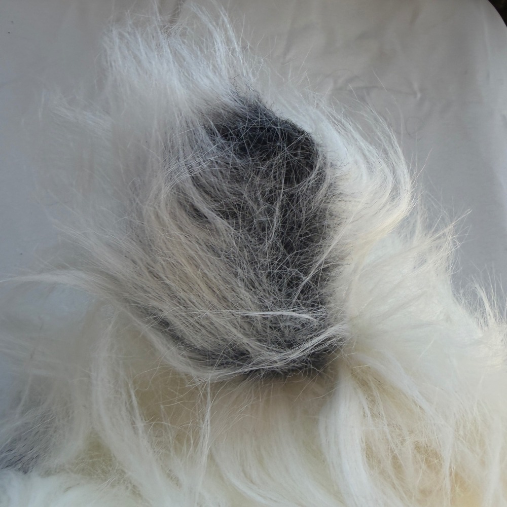 Petal Plush Stuffed Animal Unisex OS White New Vintage 1993 Shaggy Dog 1011-0 - Picture 9 of 12
